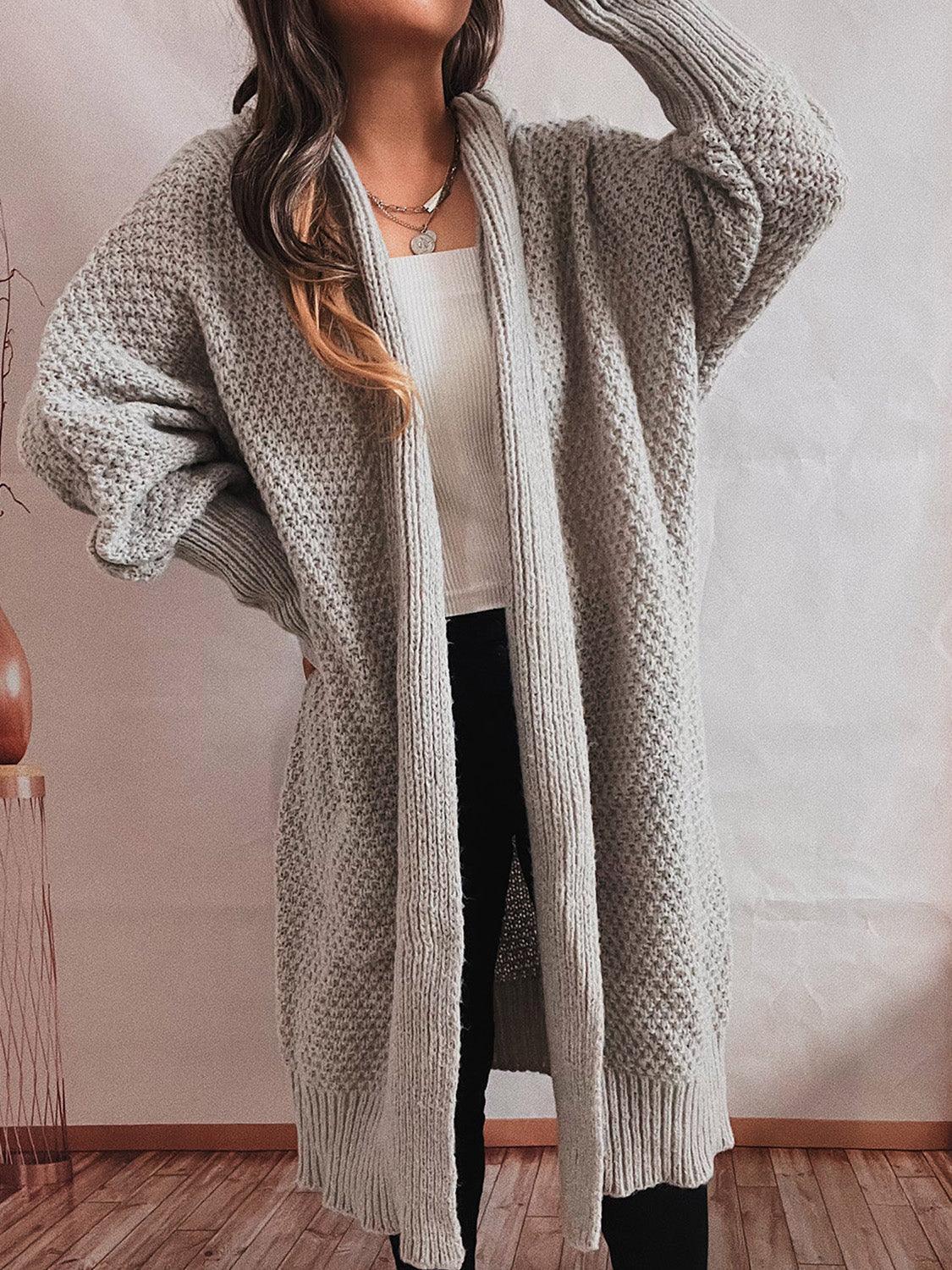 Open Front Longline Cardigan Carauana Store