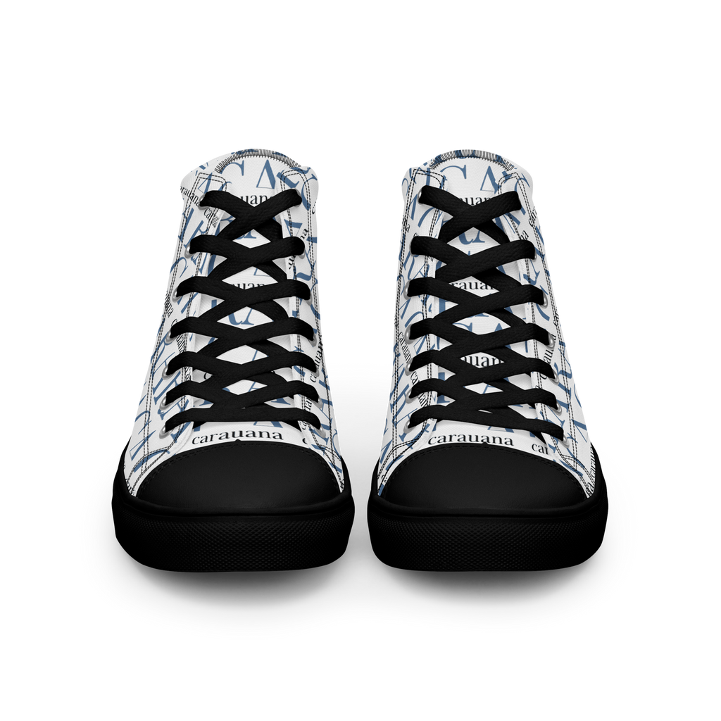 CARAUANA Fashionable high top canvas black ladies Carauana Store