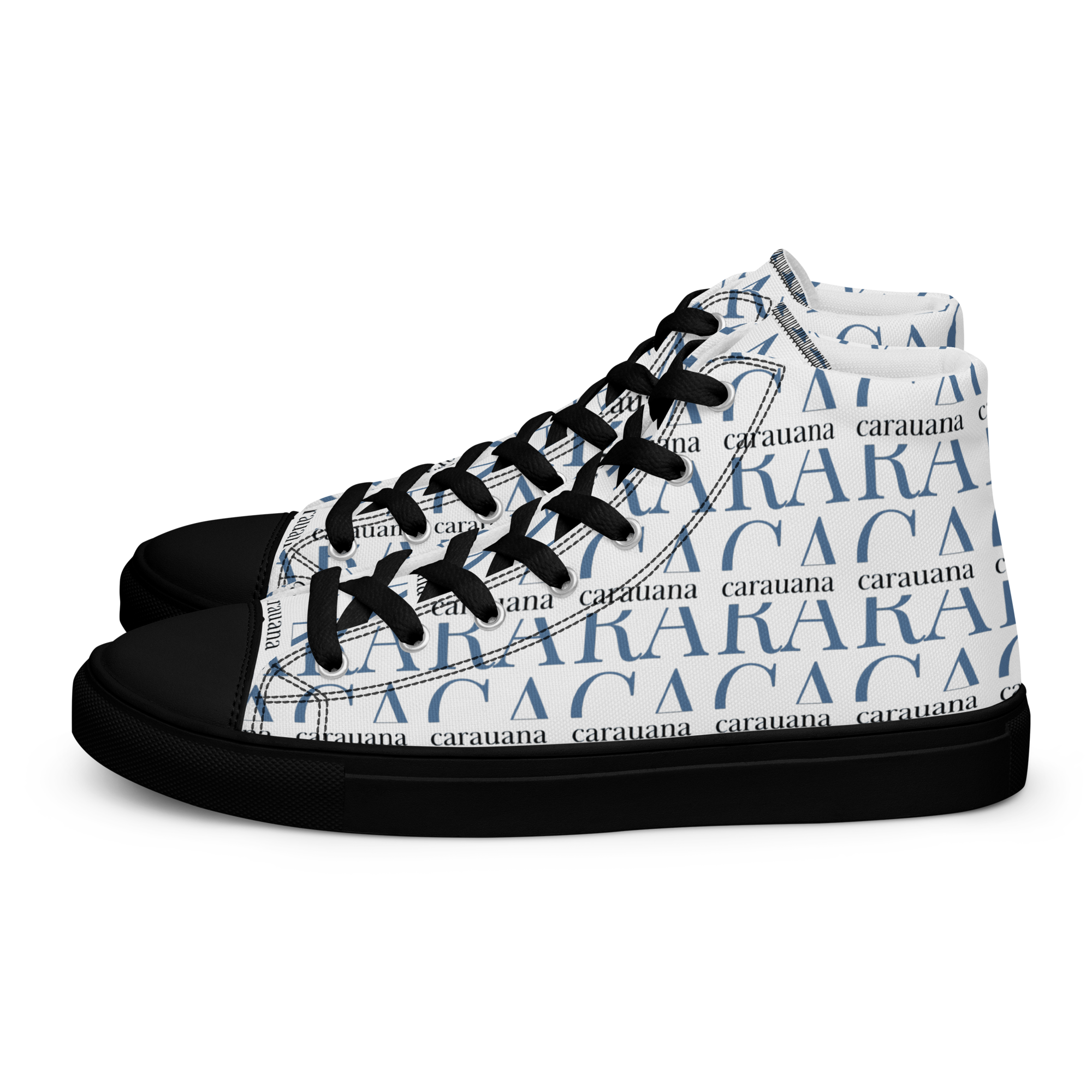CARAUANA Fashionable high top canvas black ladies Carauana Store