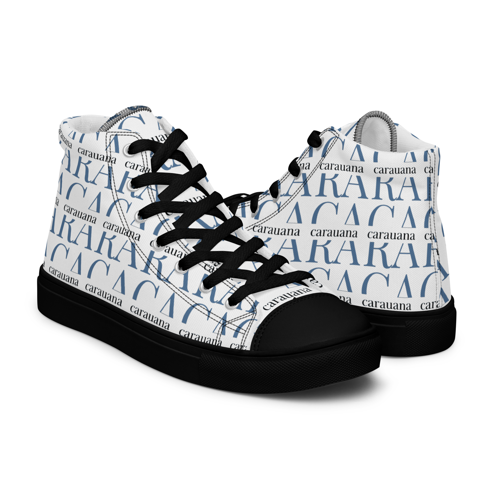 CARAUANA Fashionable high top canvas black ladies Carauana Store