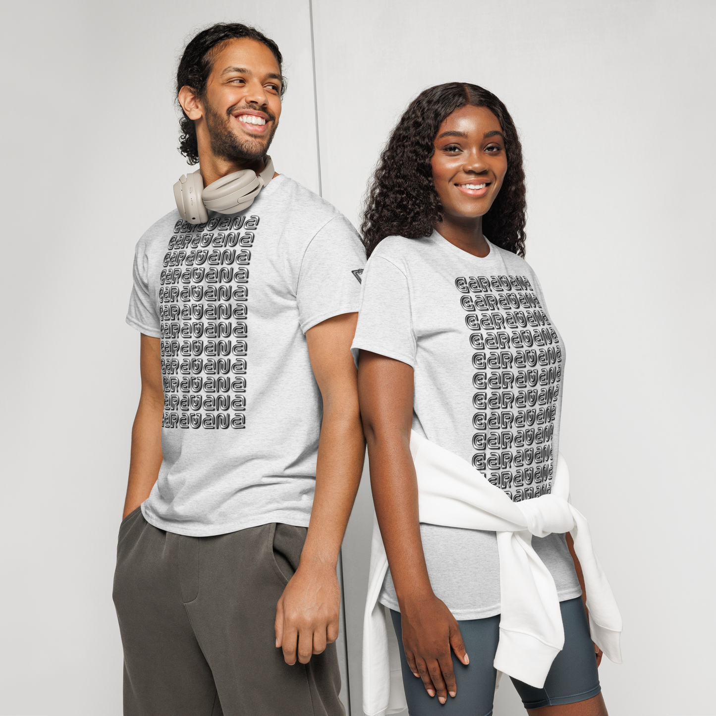 🇬🇧 🧢 Premium® T-Shirt CaRaUaNa LOGO BRAND Carauana Store