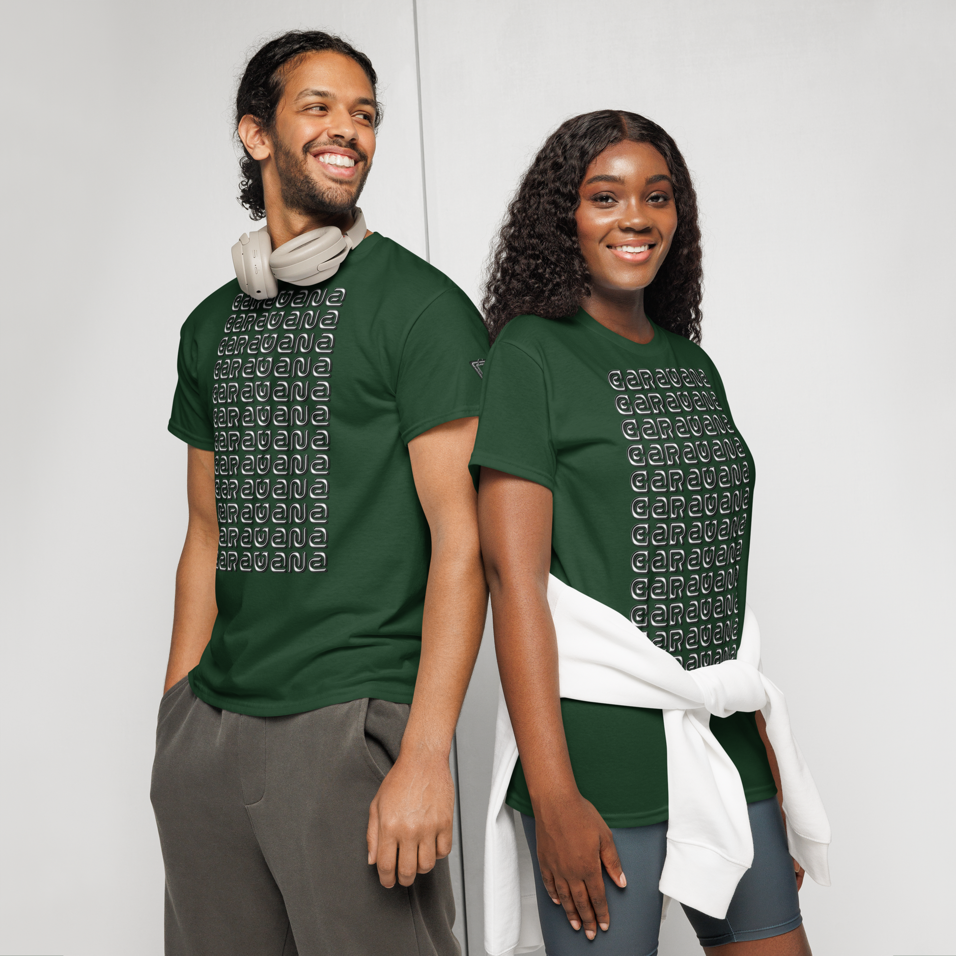 🇬🇧 🧢 Premium® T-Shirt CaRaUaNa LOGO BRAND Carauana Store