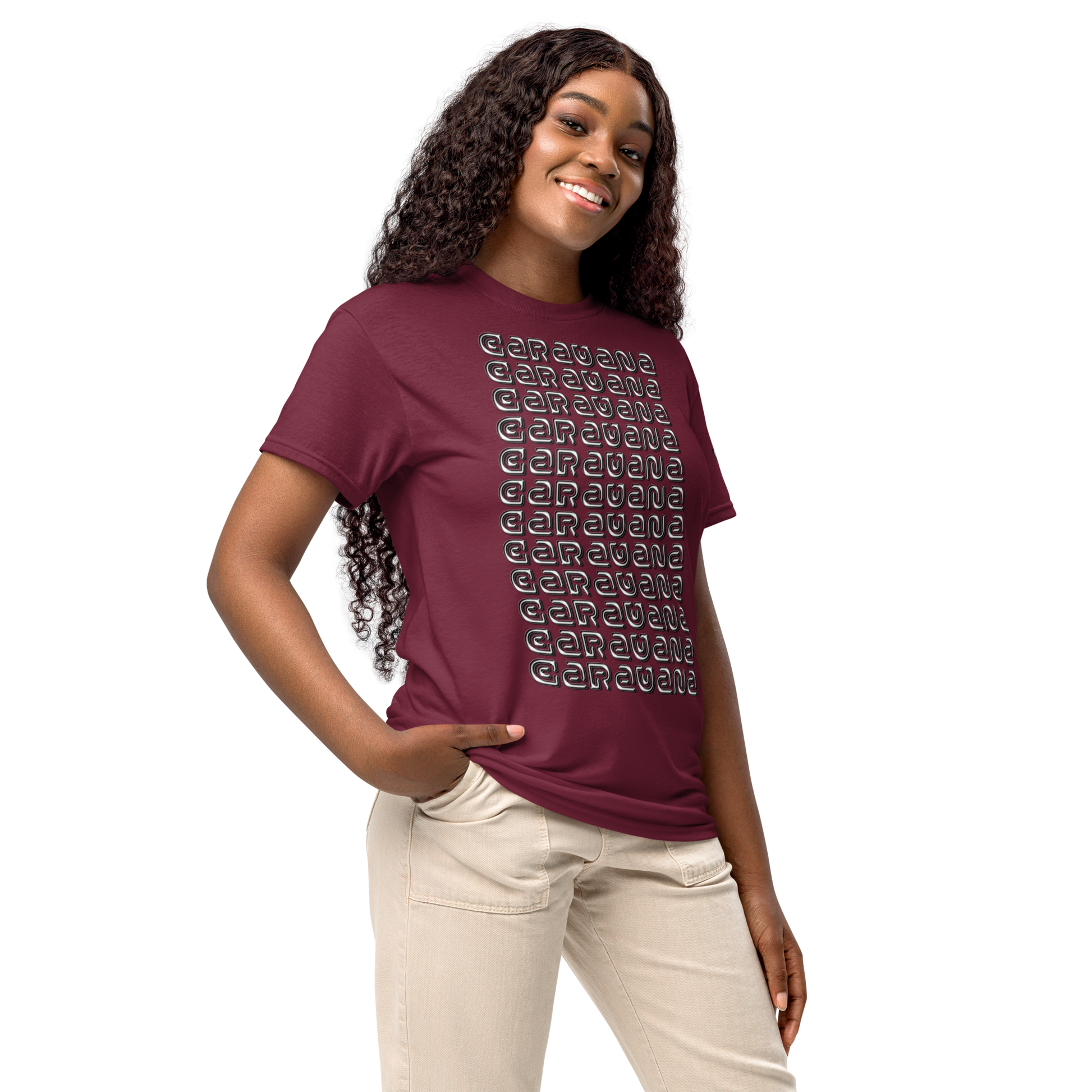 🇬🇧 🧢 Premium® T-Shirt CaRaUaNa LOGO BRAND Carauana Store