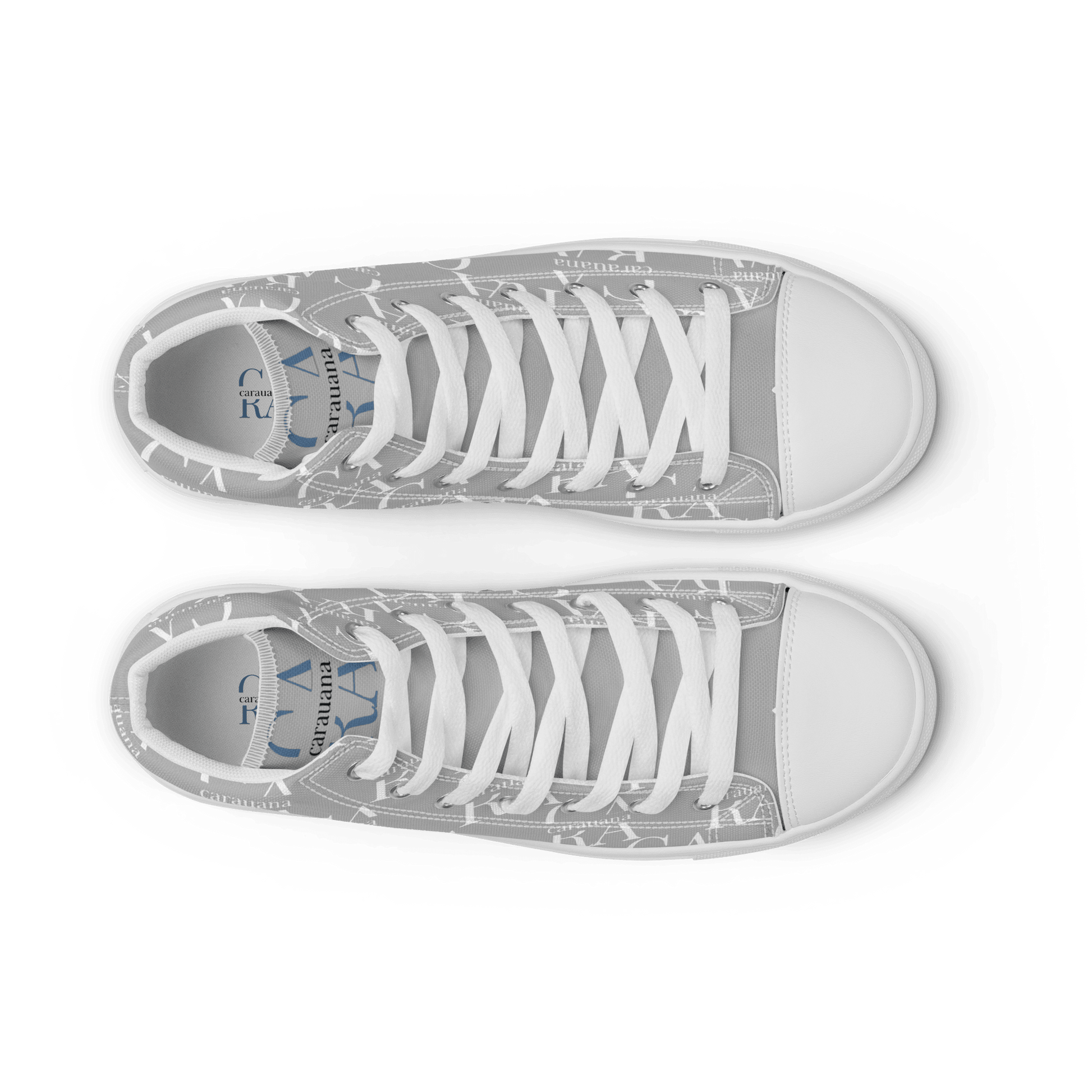 CARAUANA Hip Hop canvas shoes Grey Branded