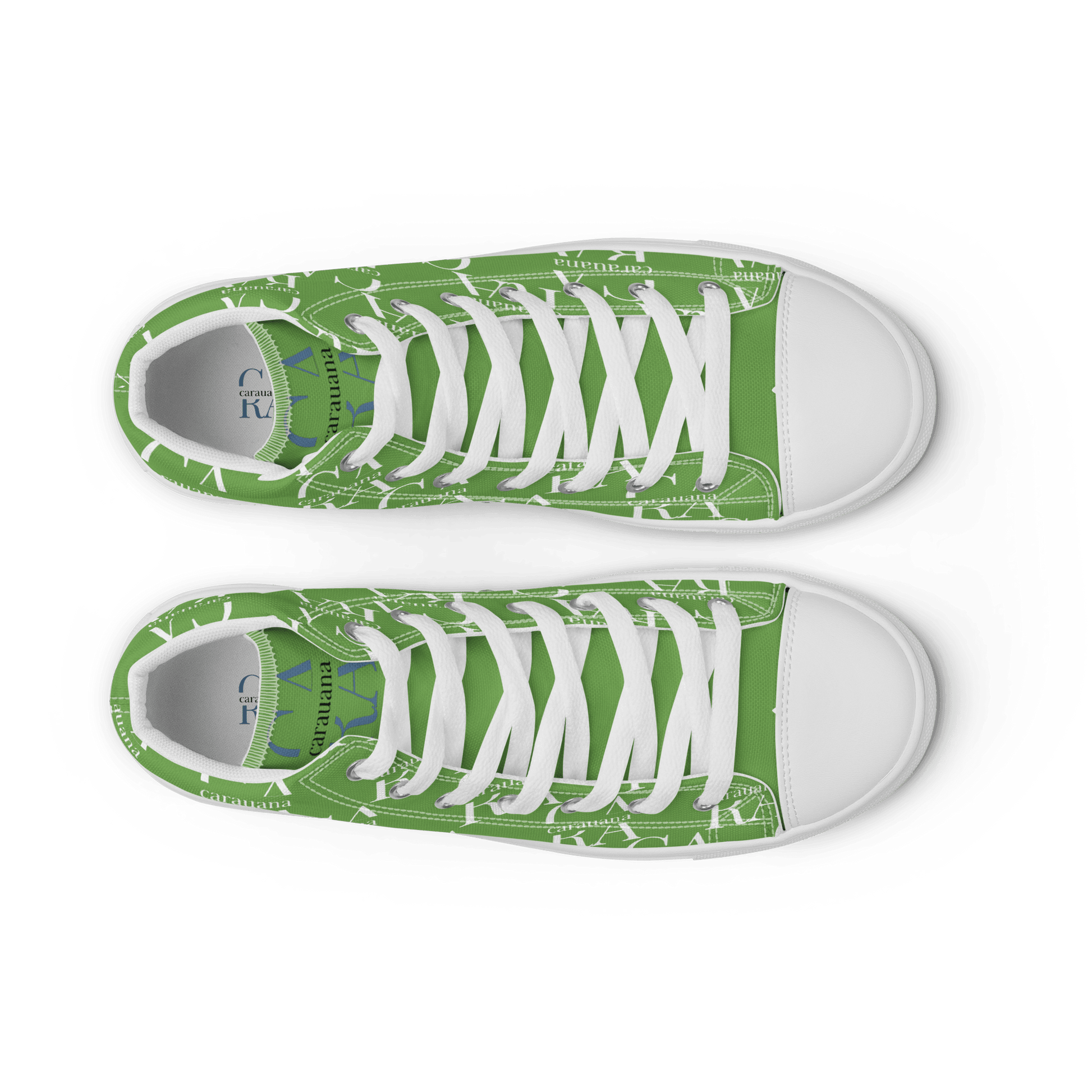 CARAUANA Hip Hop canvas shoes Green Branded