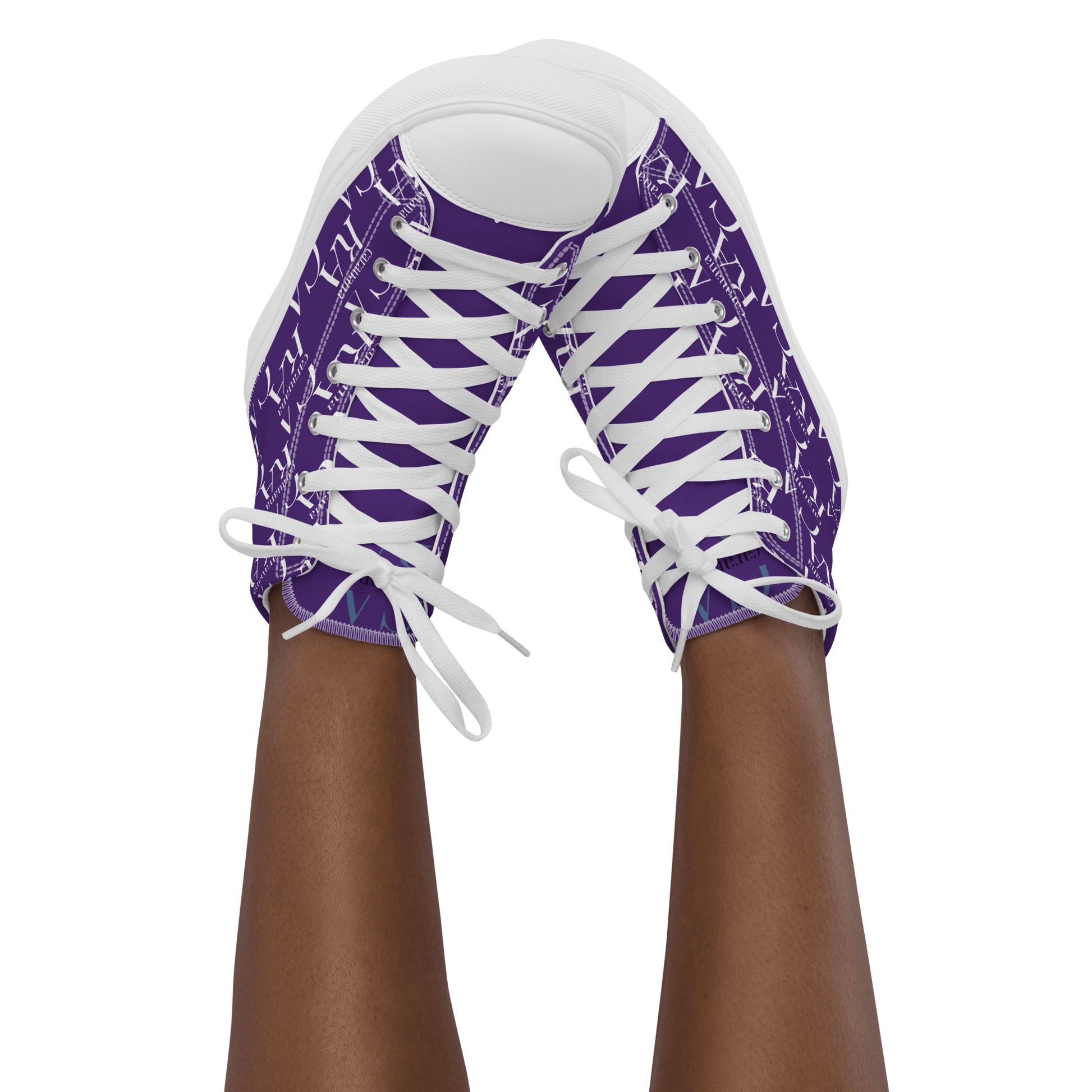 CARAUANA Hip Hop canvas shoes violet Branded