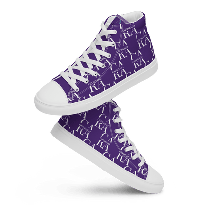 CARAUANA Hip Hop canvas shoes violet Branded