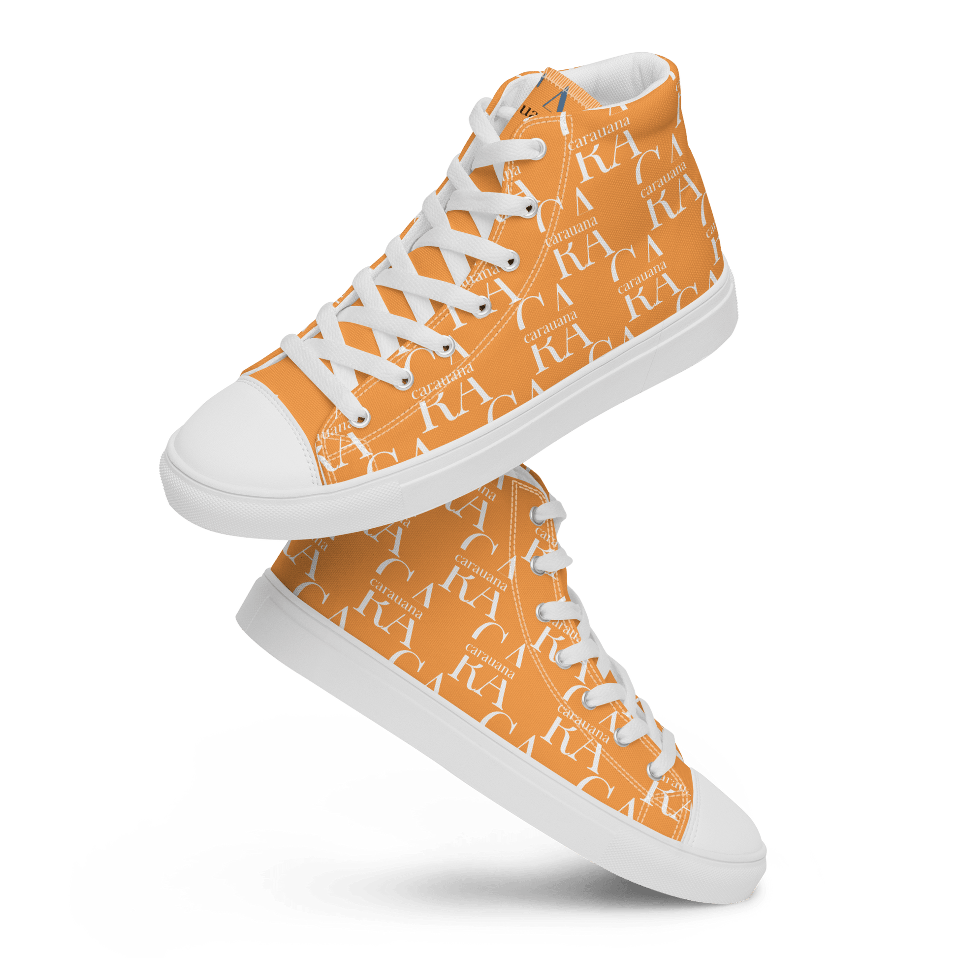 CARAUANA Hip Hop canvas shoes Orange Branded