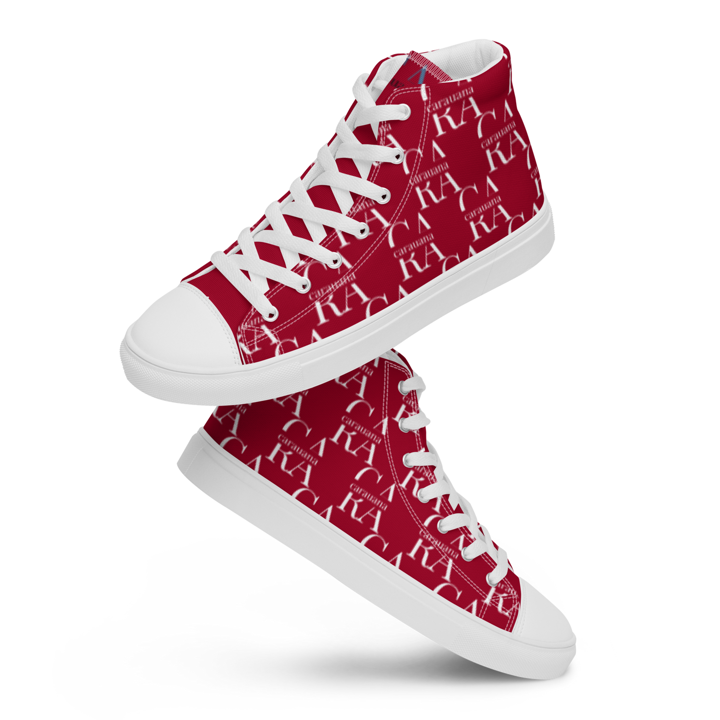 womens-high-top-canvas-shoes-RED