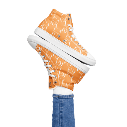 CARAUANA Hip Hop canvas shoes Orange Branded