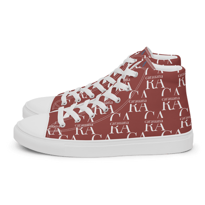 CARAUANA Hip Hop canvas shoes Brown Branded