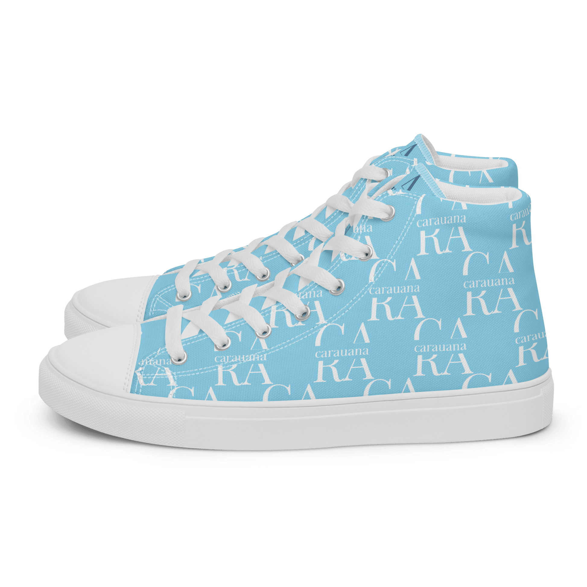 CARAUANA Hip Hop canvas shoes sky blue Branded