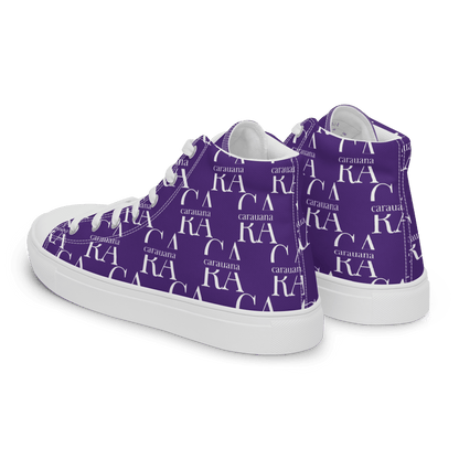 CARAUANA Hip Hop canvas shoes violet Branded