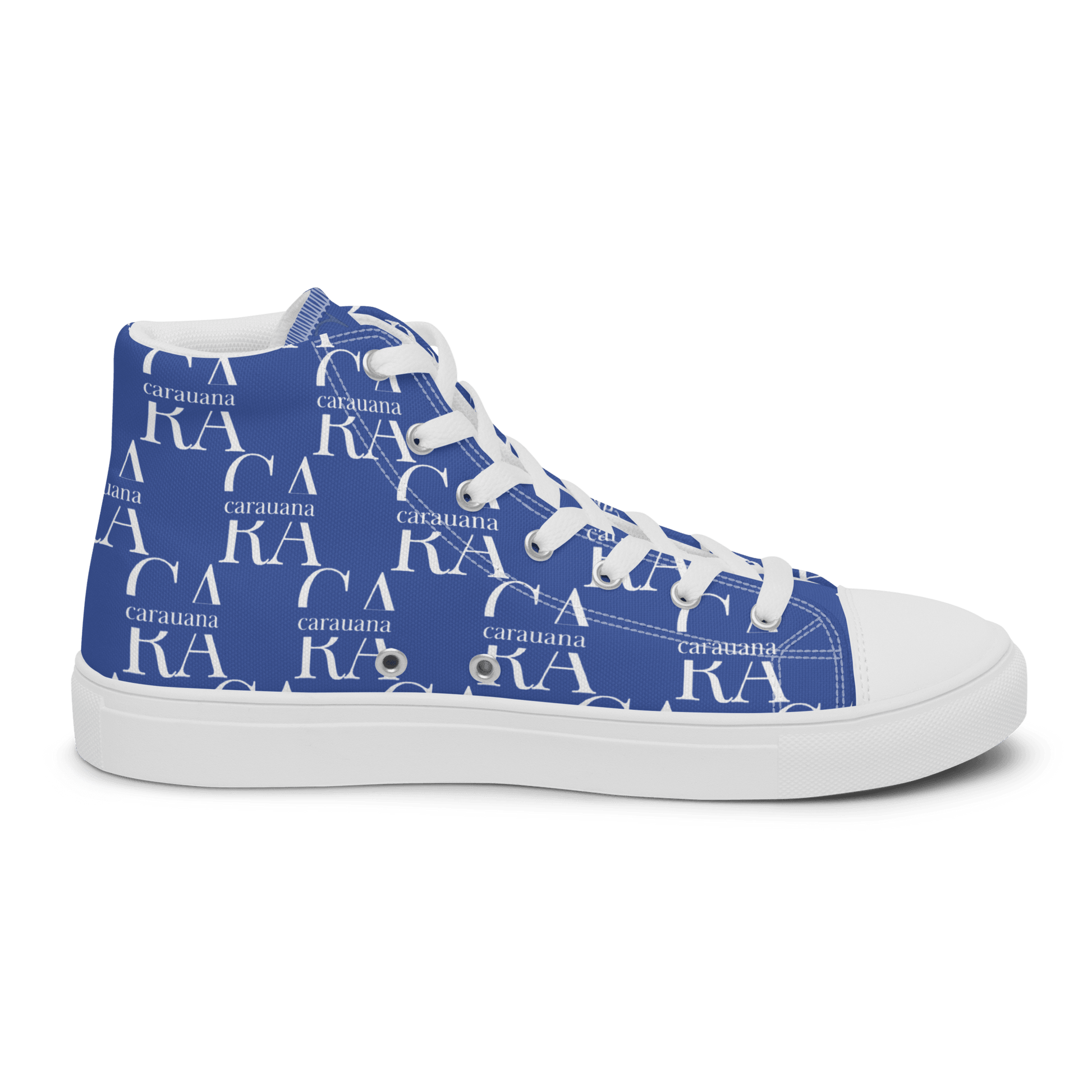 CARAUANA Hip Hop canvas shoes Blue Branded