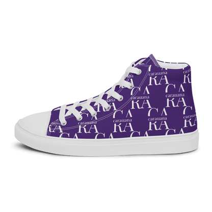 CARAUANA Hip Hop canvas shoes violet Branded