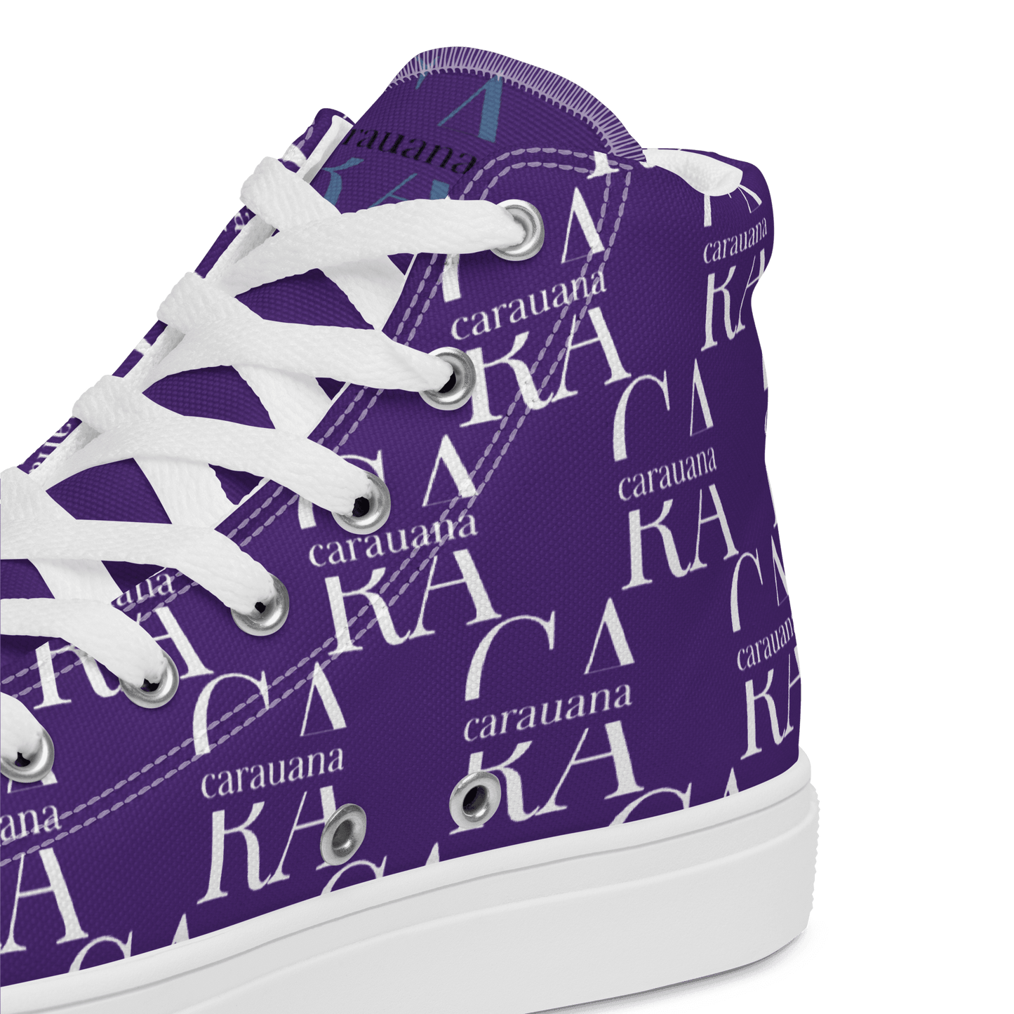 CARAUANA Hip Hop canvas shoes violet Branded