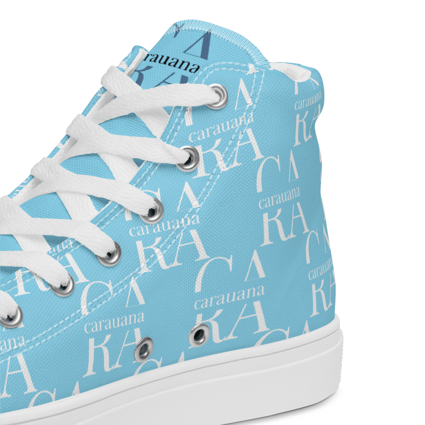 CARAUANA Hip Hop canvas shoes sky blue Branded