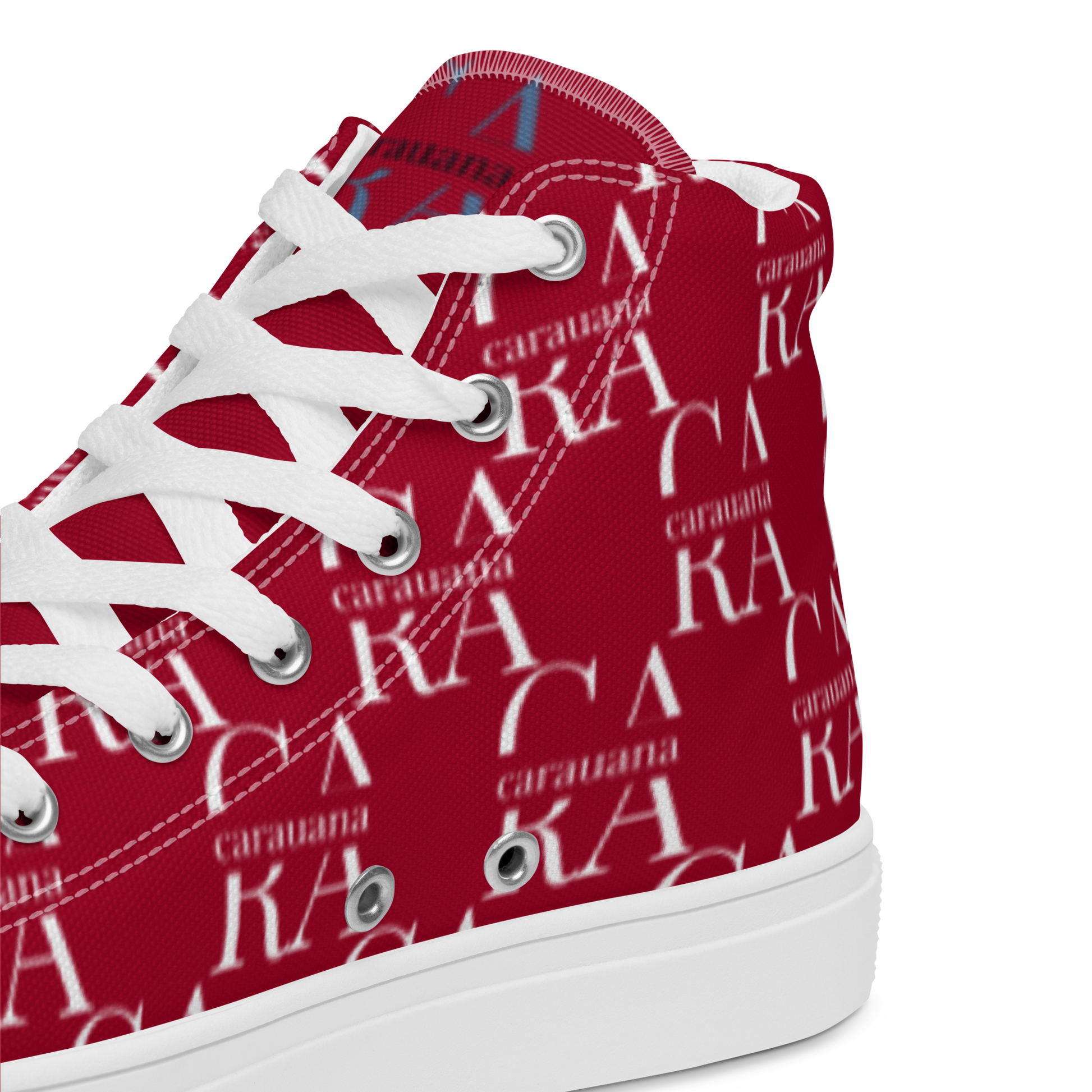 womens-high-top-canvas-shoes-RED