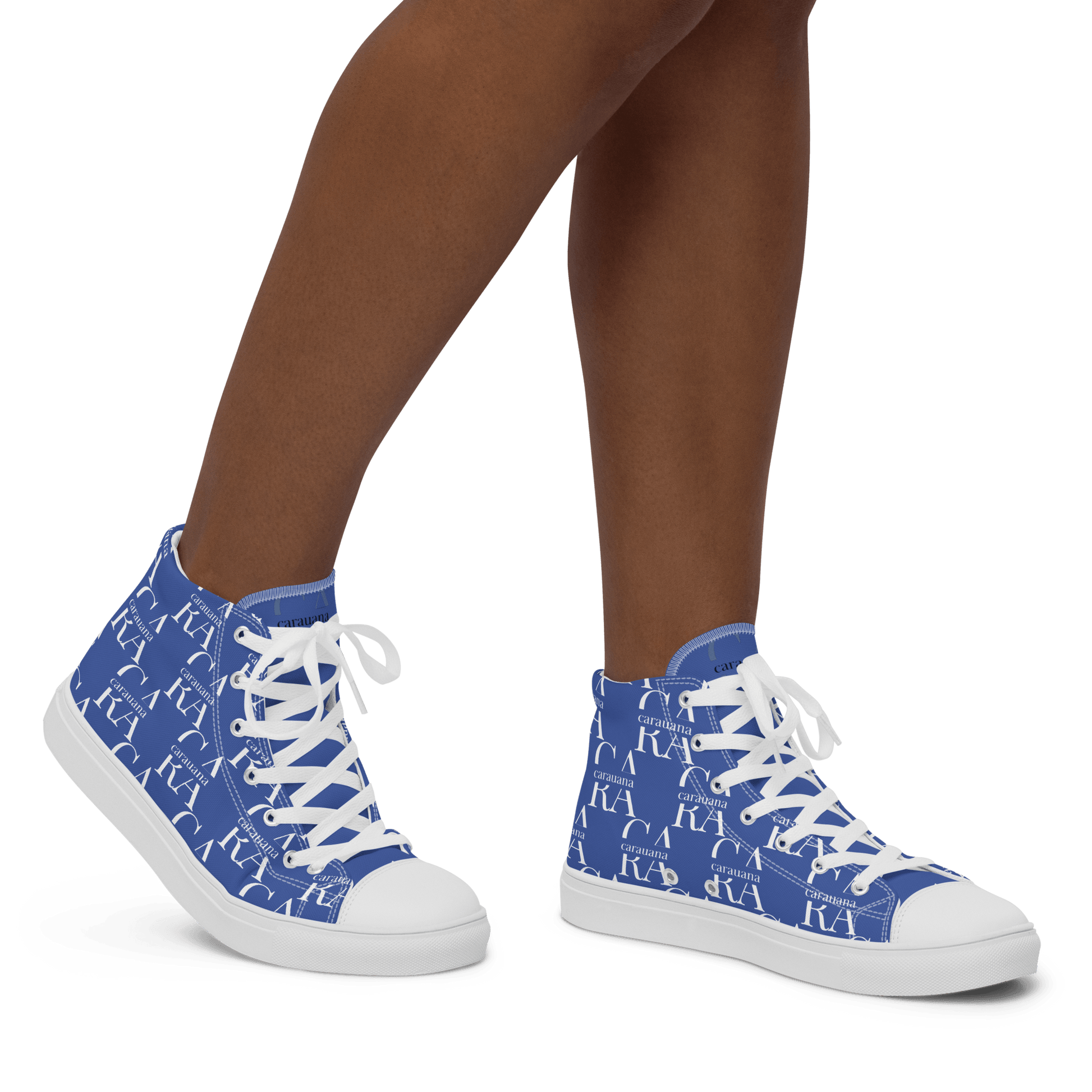 CARAUANA Hip Hop canvas shoes Blue Branded