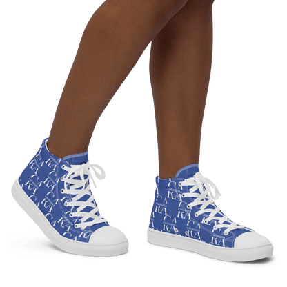 CARAUANA Hip Hop canvas shoes Blue Branded