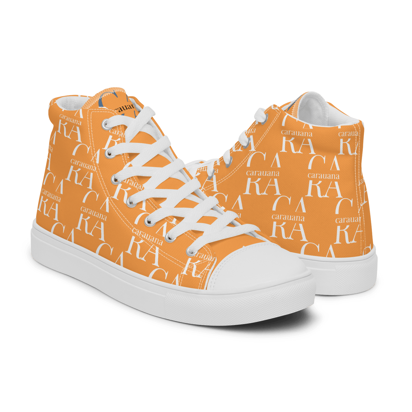 CARAUANA Hip Hop canvas shoes Orange Branded