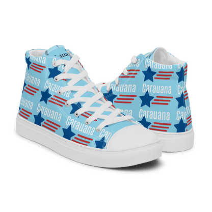 CARAUANA Hip Hop canvas shoes sky blue USA