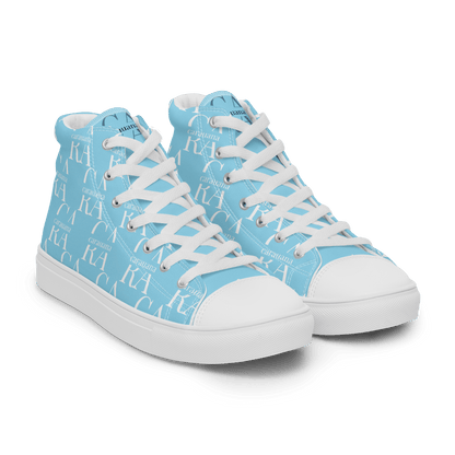 CARAUANA Hip Hop canvas shoes sky blue Branded